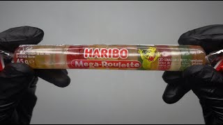 Asmr Unboxing Haribo Mega-Roulette Fruit Flavored Gummies