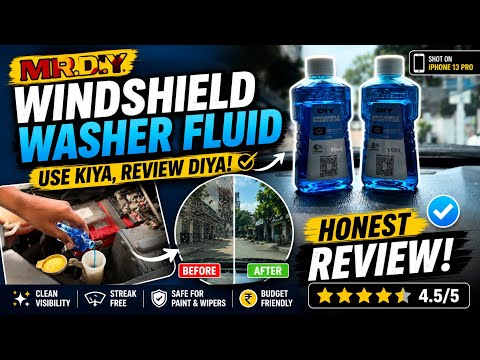 🚗 MR.DIY Windshield Washer Fluid Review | Worth Buying? 🤔 Honest Test | The_5613_Garage