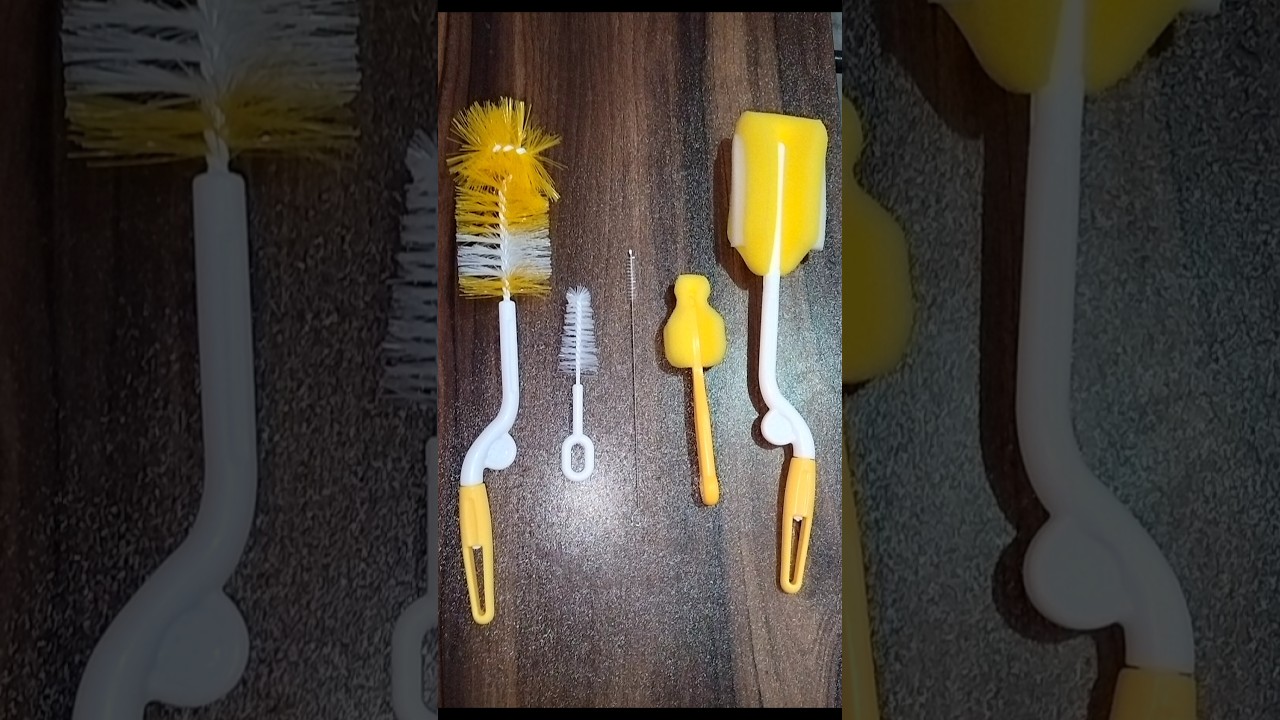 Hard to clean baby bottle? Brushes to keep the feeding bottle clean | #unboxing #shorts #viralvideo