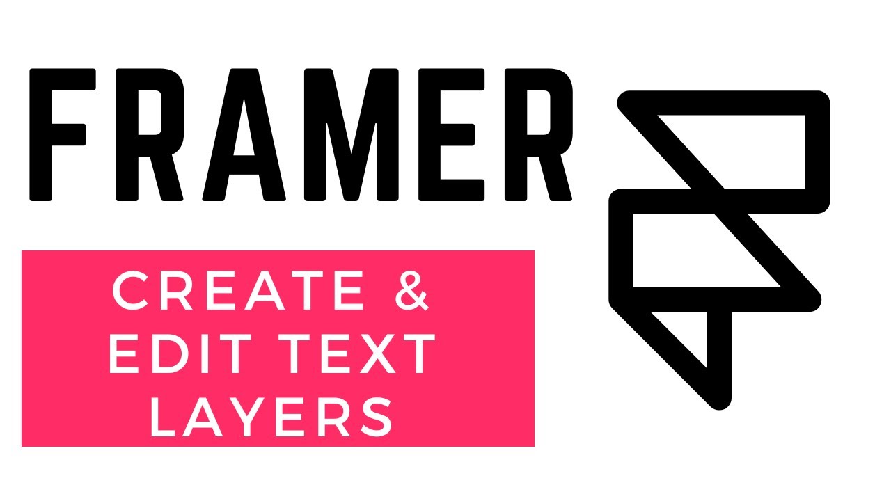 Edit Text Frame How to Create & Edit Text Layers in Framer (Super Easy) - YouTube