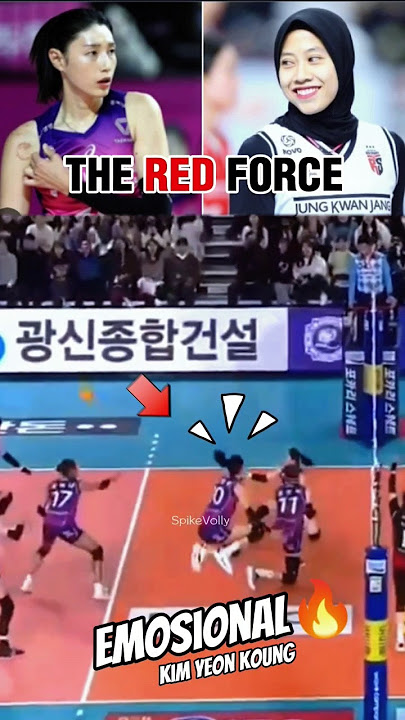 frustrated‼️kim yeon koung got emotional 🔥#volleyball #bolavoli #spikevolly