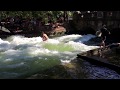 Eisbach River Surfing - Munich