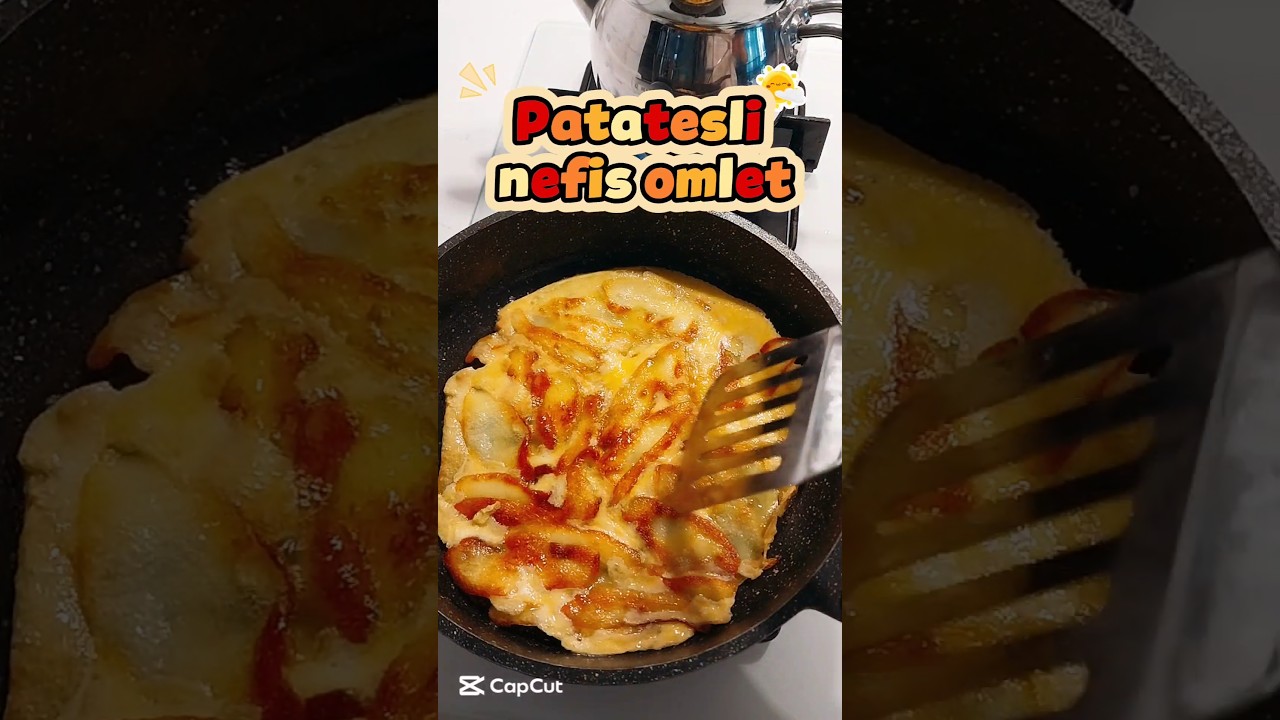 Pratik Patatesli Omlet🍳🥚Sadece 3 malzemeli #yemektarifleri #pratiktarifler #kahvaltılıktarifler Pratik Patatesli Omlet🍳🥚Sadece 3 malzemeli #yemektarifleri #pratiktarifler #kahvaltılıktarifler