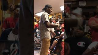 Clippers and Cops at Cut Creators Barbershop in Northwest Atlanta, GA