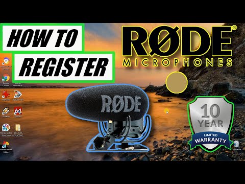 HOW TO REGISTER RODE MICROPHONE PRODUCTS ONLINE