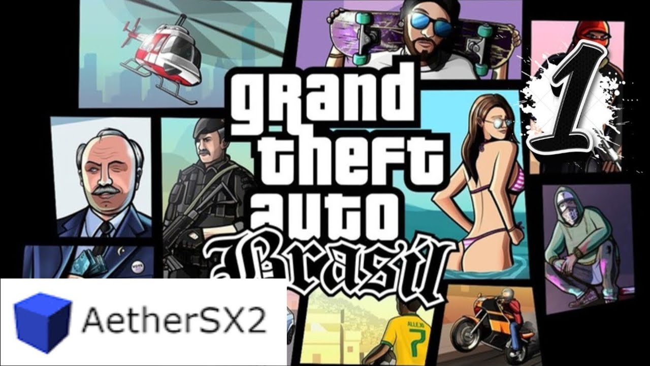 GTA san Andreas mod Brasil AetherSX2 ANDROID - YouTube
