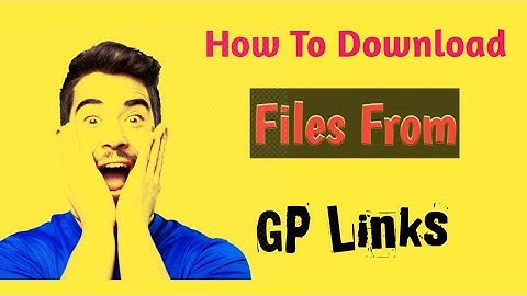 How To Download File From GPlinks, YouTube Description  Box Hindi