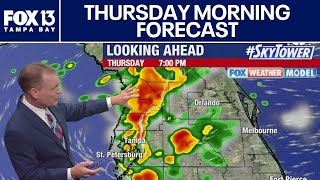 Tampa weather | Thursday morning forecast