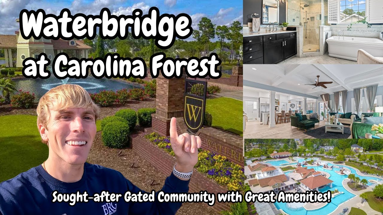 Unbelievable 945,000 Luxury Homes for Sale in Waterbridge at Carolina Forest, Myrtle Beach