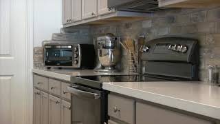 Brick Back Splash Installation