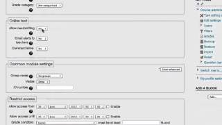 Creating Offline, Online Text and Advanced Uploading of Files Assignments in Moodle 2