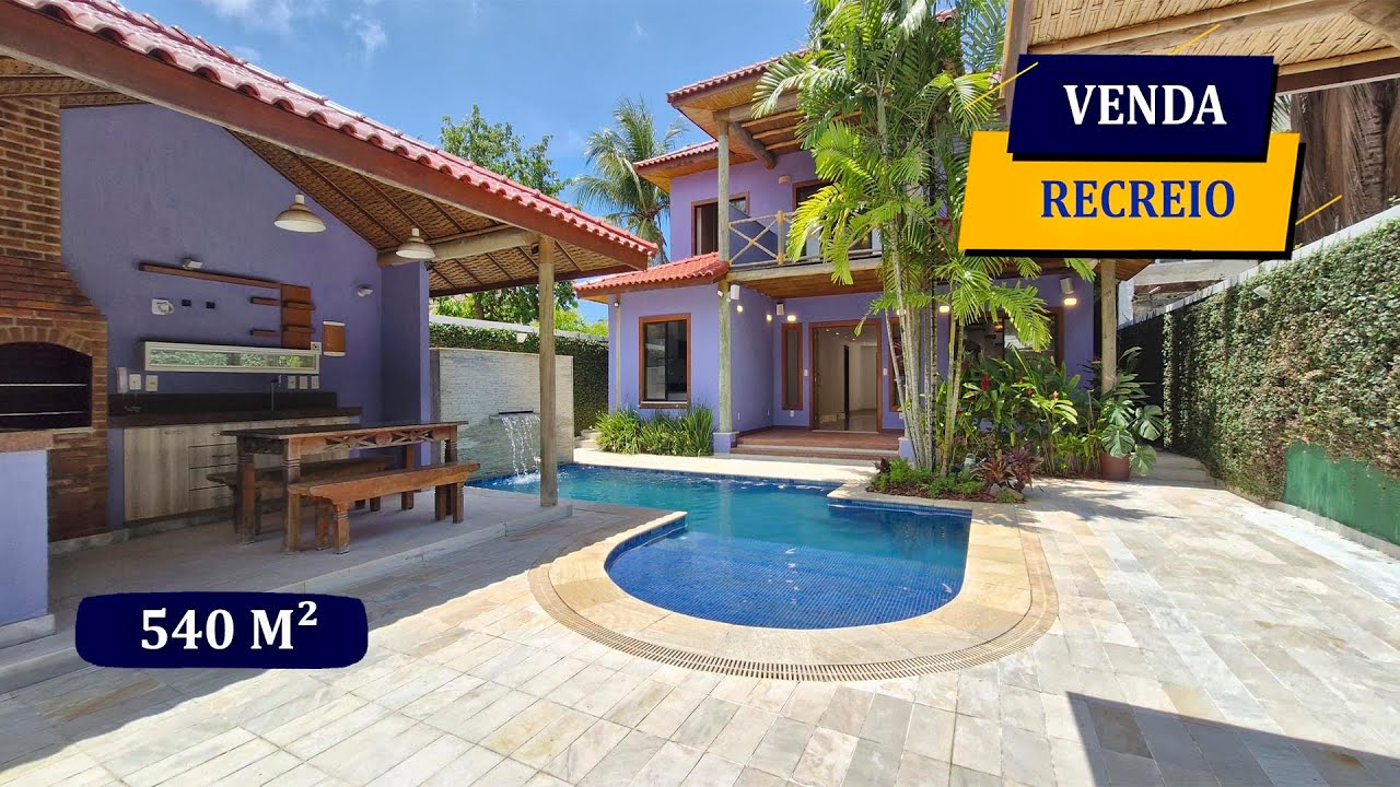 RECREIO DOS BANDEIRANTES CONDOMÍNIO VILLAGE DO SOL 540M² 4 SUÍTES 7 BANHEIROS LAZER PRIVATIVO 5 VAGS