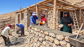 😱 Nomadic Life: Rebuilding a Stone House to Survive the Freezing Winter