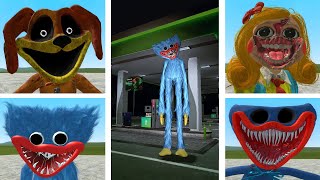 All Monsters from Poppy Playtime Chapter 3 Chase Me  Big Chase in Garry's Mod