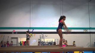 Kendall Beam: backtuck split jump