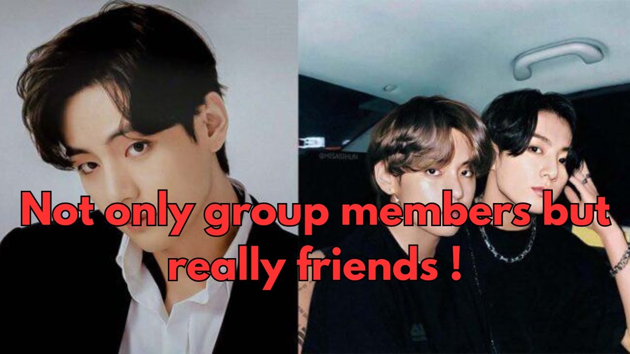 BTS V showing BROMANCE and SUPPORTS Jungkook's Showcase right after filming "Running Man"