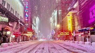 ⁴ᴷ⁶⁰ New York Citys Major Snowstorm in 5 Years