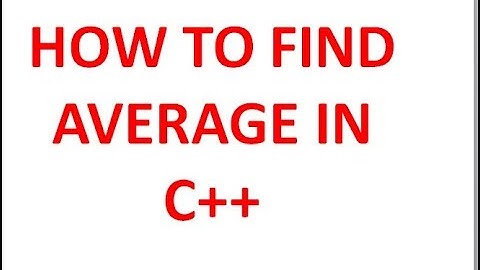 C++ Compute the Sum and Average of Two Numbers - W3schools