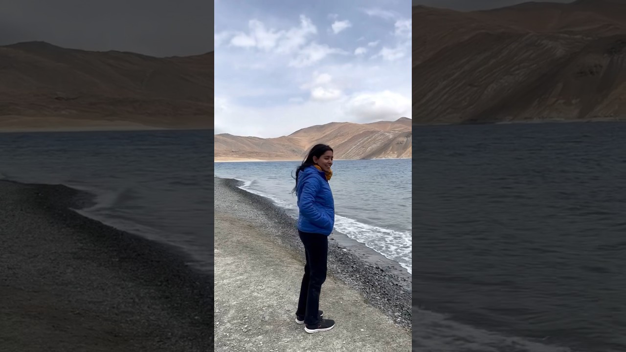 Pangong lake’s 50 shades of blue!🦋🐳🌊❄️💙🩵