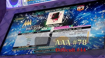 [DDR A20 PLUS] Triple Cross {Single-Difficult} {x3} (AAA #78)