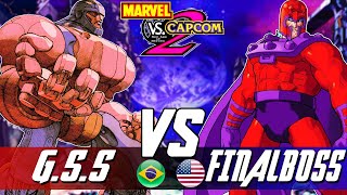 Marvel Vs Capcom 2G.s.s Vs Finalboss86 High Level Gameplay.