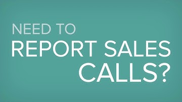 Sales Call Reporting Tool