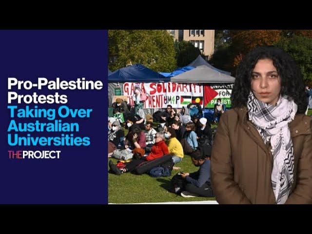 Pro-Palestine Protests Taking Over Australian Universities class=