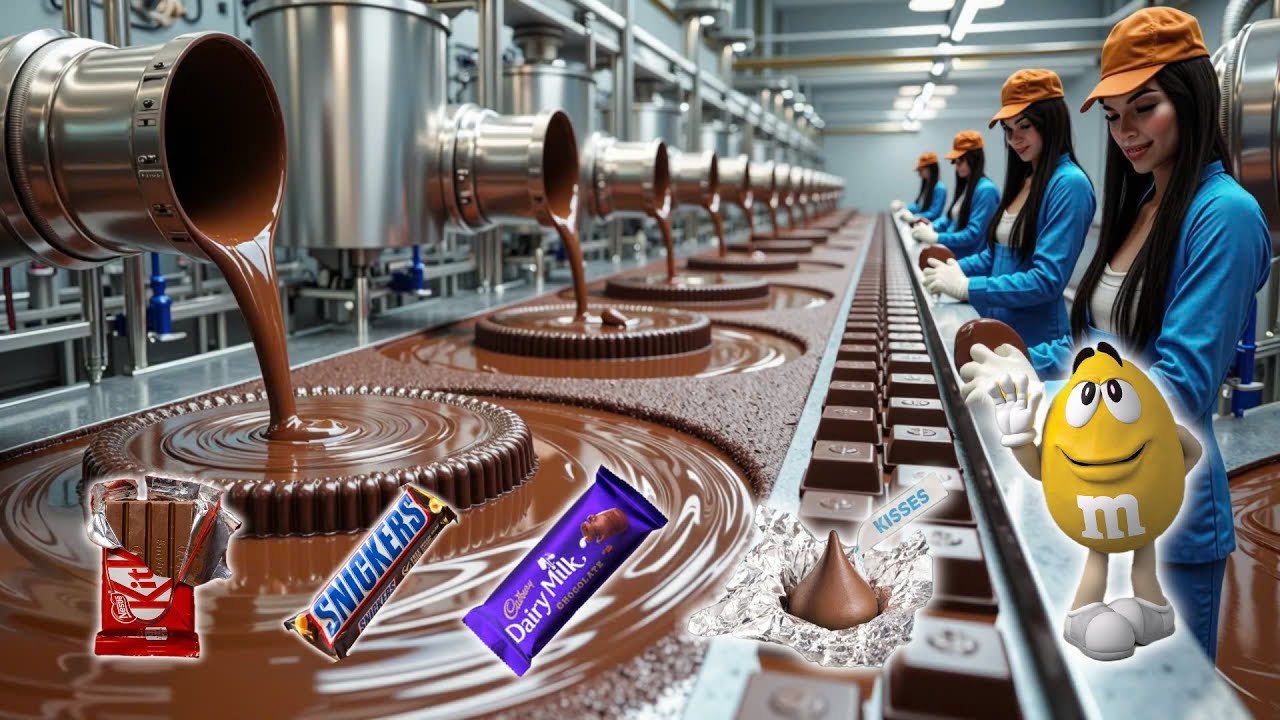 Inside TOP 5 Famous Chocolate Factory in the world | How High End Chocolate are made in factory?