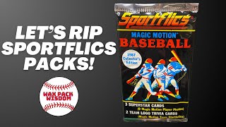 Let's Rip 1987 Sportflics Magic Motion Baseball Card Packs! 1980s MLB Superstars! Lenticular Cards!