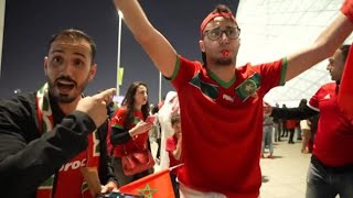 Morocco fans celebrate historic World Cup win