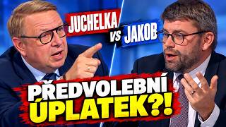 OSTRÁ HÁDKA V ČT: 2 000 Kč pro důchodce je předvolební úplatek! Juchelka vs. Jakob