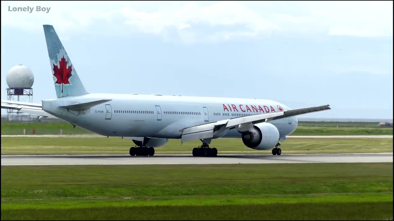 Air Canada - Boeing 787 333ER from London - YVR Airport 4K
