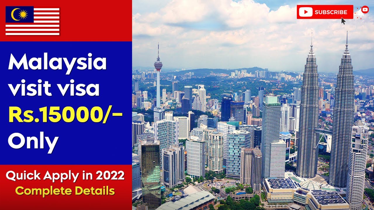 malaysia visit visa fee for pakistan 2022