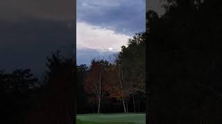 the Moon waited to see us tee off