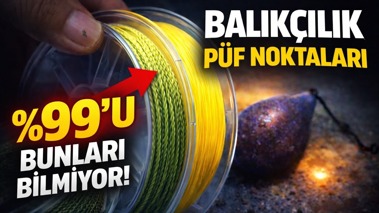 Uzak Atış Nasıl Yapılır? | İp-Misina Seçimi Nasıl Olmalı, Maket Balıklar, Olta Makinası Ses&Kuş Gözü