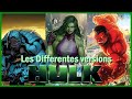 Hulk 10 versions de hulk miss hulk red hulk skaar