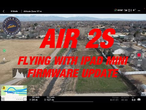 DJI Air 2S Firmware Update v02.04.2150 and Flight With iPad Mini 6