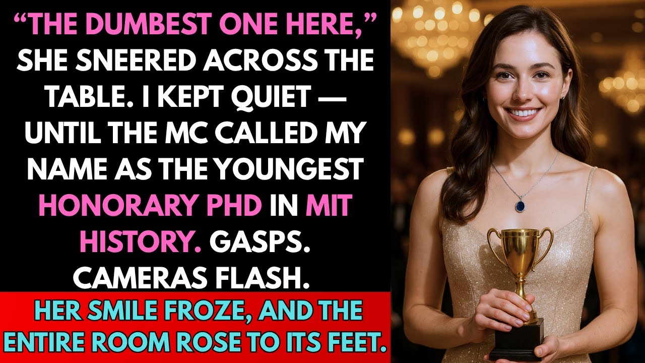 At Dinner, Sister-in-law Said I’m “the Dumbest” — Then MC Named Me Youngest Honorary PhD
