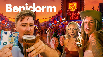 BENIDORM on a BUDGET 2025! Can You Still Get BLACKOUT DRUNK for €20?