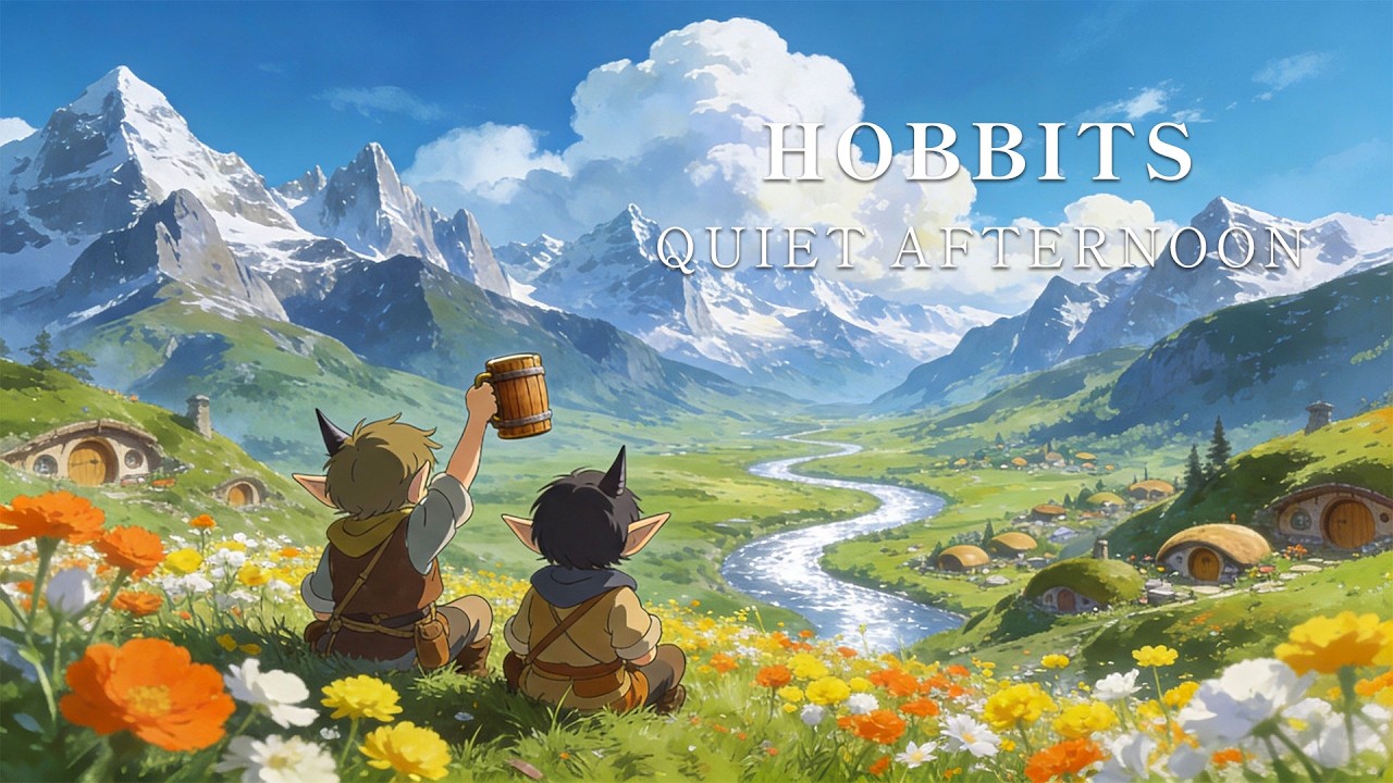 Hobbits a Quiet Afternoon | Fantasy Medieval Music for Deep Relaxation