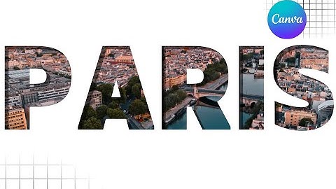 HOW to Create Video Inside TEXT effect in CANVA | Easy tips 