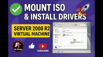 ✅💿 “Mount ISO & Install Drivers🚀 – Server 2008 R2 Virtual Machine🚀🚀🚀”