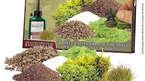 Unboxing - The Army Painter Battlefields Basing Set (2019)