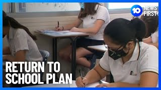 Return To School Plan | 10 News First