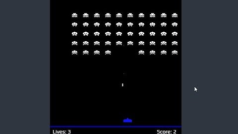 Space Invader Game using JavaScript