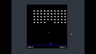 Space Invader Game using JavaScript screenshot 1