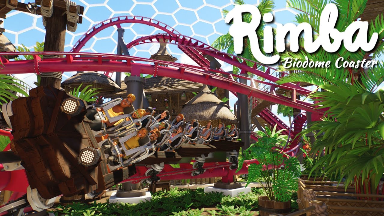 Planet Coaster 2 - Rimba: Biodome Coaster (Timelapse + POV + Blueprint)