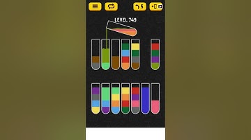 【Water Sort Puzzle】 Level 749
