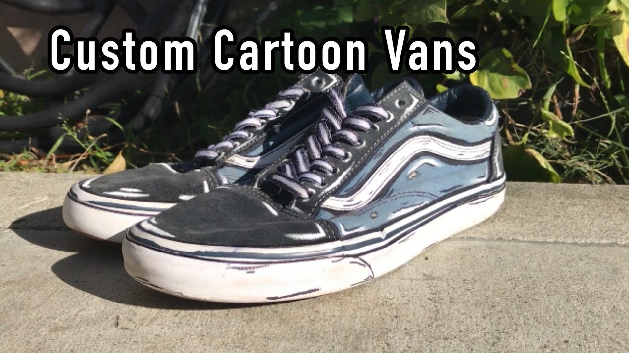 CUSTOM CARTOON VANS - YouTube