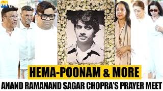 Hema Malini, Sonakshi Sinhas Mother, Am, Anu At Anand Ramanand Sagar Chopras Prayer Meet